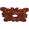 Ekena Millwork Crawley Ceiling Medallion (Fits Canopies up to 6 3/4"), 18"W x 18"H x 3 1/4"ID x 1 1/2"P, Firebrick CM18CRFIF - alternate 4